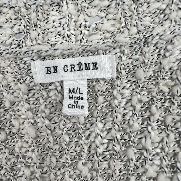 En Creme M/L Western Cardigan Knit Kimono Country Boho Festival Hippie Fringe - Picture 3 of 8